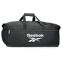 Reebok Ashland Borsa da viaggio nera 55 x 25 x 25 cm Poliestere 34,38 L by Joumma Bags, Nero, Taglia unica, Borsa da viaggio