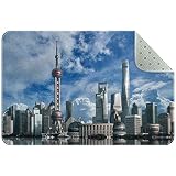 Alfombras de área 24x16 pulgadas Perla Oriental de Shanghai Alfombra suave divertida antideslizante para sala de estar dormitorio decorativo