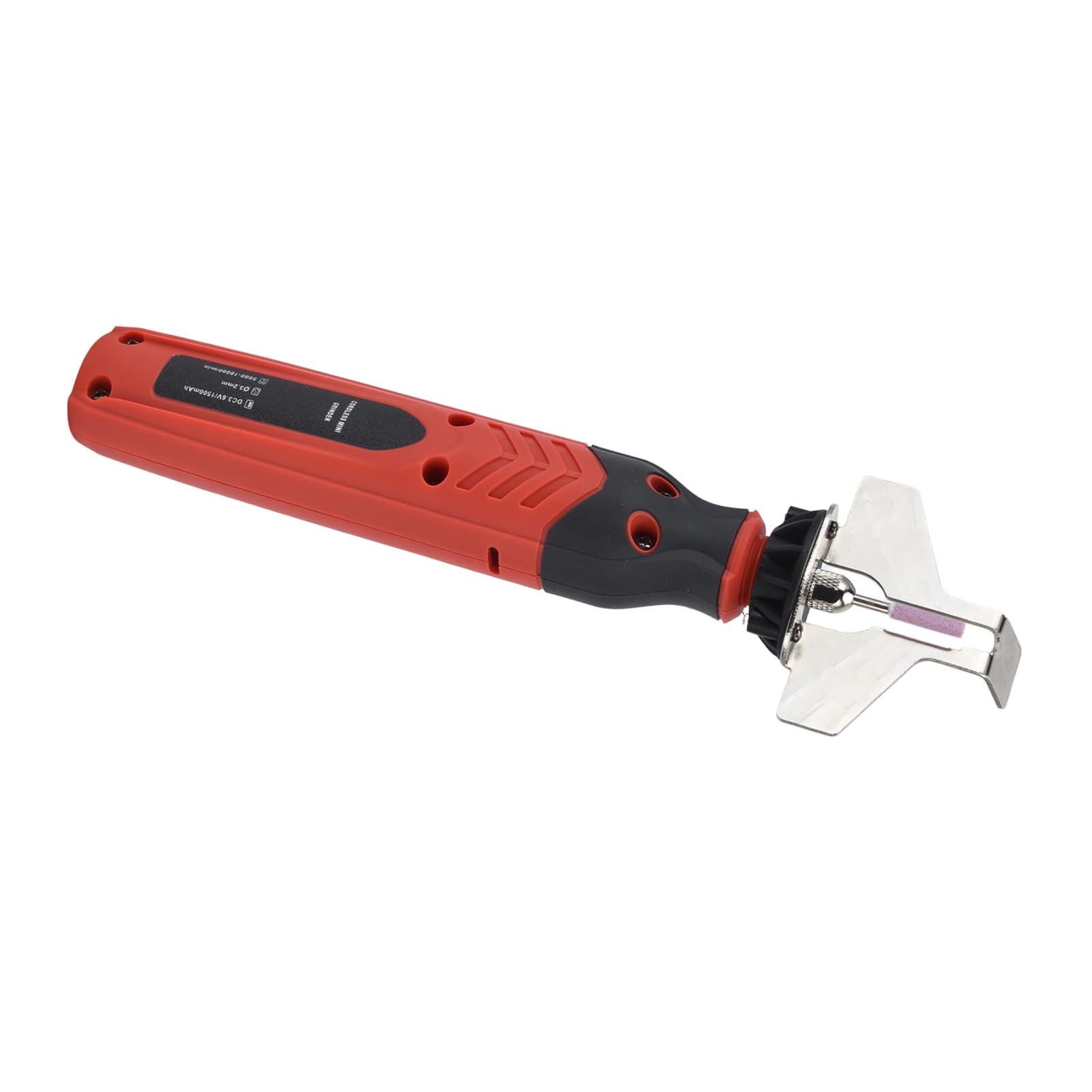 Afilador de Motosierra Inalámbrico, Máquina de Cadena de Molienda DC 3.6V, Kit de Afilado de Motosierra Juego de Herramientas de Amoladora de Sierra de Cadena con Línea de Conexión de Cabezal de Monta