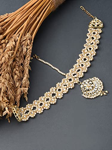 Tone Kundan & Bridal Matha Patti Maangtikka