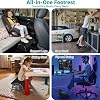 YEASHEIN Adjustable Foot Rest for Under Desk at Work, Ergonomic Under Desk Footrest with 6 Positions, Foot Stools for Under Office Desk Chair, Leg Rest for Home, Car, Computer, Gaming Accessories