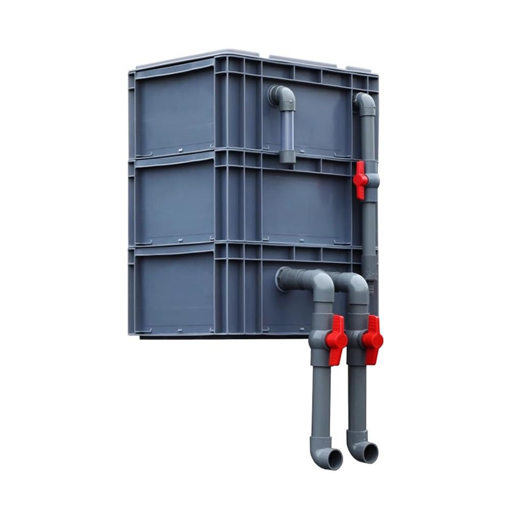 Kit filtro dell'acqua esterno per acquario, filtraggio efficiente per laghetti e acquari, ideale per acque fredde, tropicali e ambienti marini