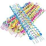 JOINPAYA 42pcs Colorful Hair Braiding Tools Spiral Hair Twisted Accessories for Styling Random Color