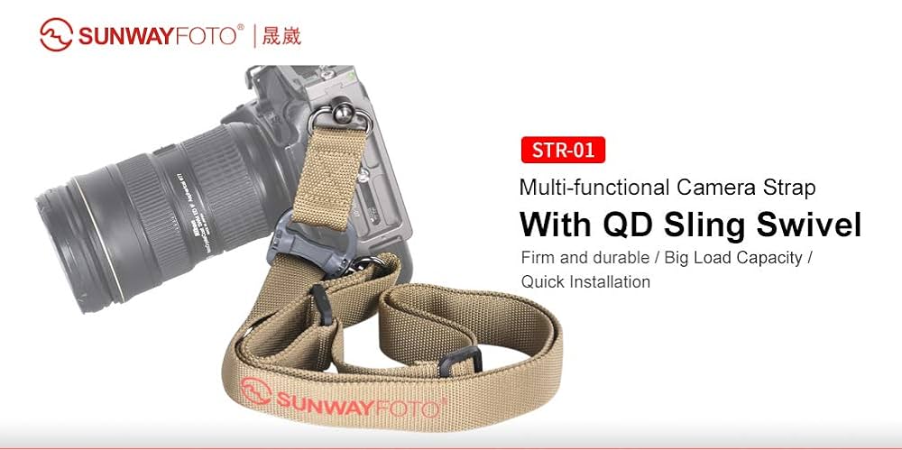 Amazon | SunwayFoto STR-01 多機能カメラストラップ QDスリング