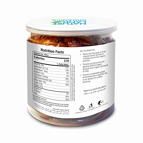 Image of Natureland Organics Raisins / Kismis 250 Gm - Organic Raisins & Almonds 250 Gm, Healthy Organic Dry Fruits