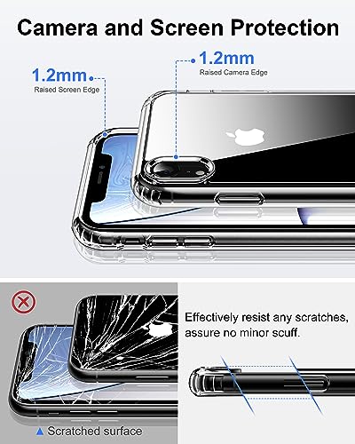 Image of HOOMIL Case for iPhone XR, Anti-Yellowing, Crystal Clear