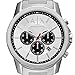 A｜X ARMANI EXCHANGE Men's Chronograph Silver-Tone Stainless Steel Bracelet Watch (Model: A|X1742)