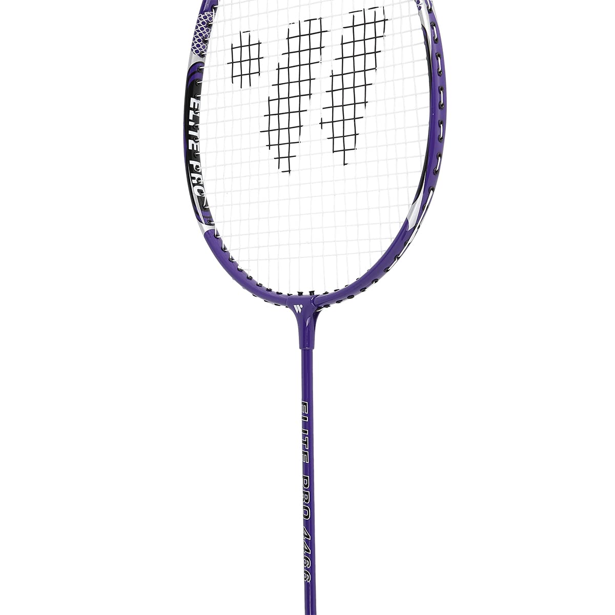 Wish Alumtec Badminton Racket Set 4466 2 Purple Rackets 3 Shuttlecocks Net Lines
