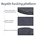 Alipis Turtle Enclosure Accessories Mat Stone Plate Reptile Basking Platform Rock Small Stones for Reptiles Terrarium Bowls Habitat Decor