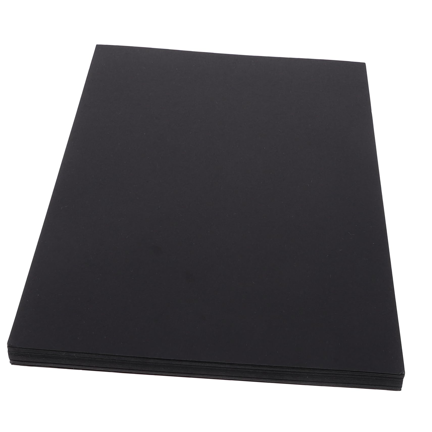 HOMSFOU 100pièces Papier Cartonné Noir à Peindre Fournitures Loisirs Créatifs Et Dessins