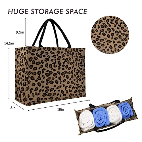 Image of Hibala Woven Large Beach Bag Straw Beach Tote Handmade Weaving Shoulder Tassel Bag Handbag
