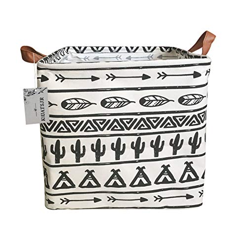 KIUATSJR Storage Basket Fabric Organizer Bin for Toys