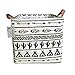 Square Cactus Storage Bins Canvas Collapsible Storage Basket with Handles Toy Organizer for Nursery, Kid's Toys, Closet & Laundry, Gift Basket (Black)