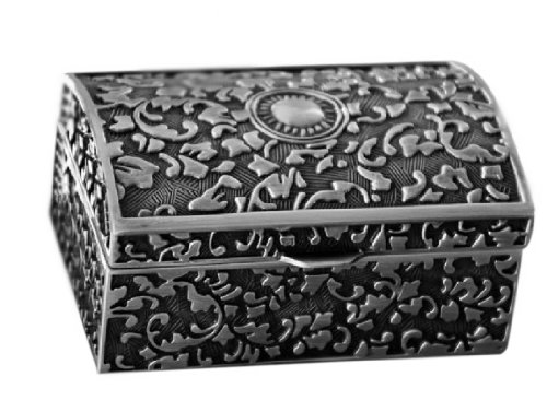 La boîte à bijoux pour noces d'étain