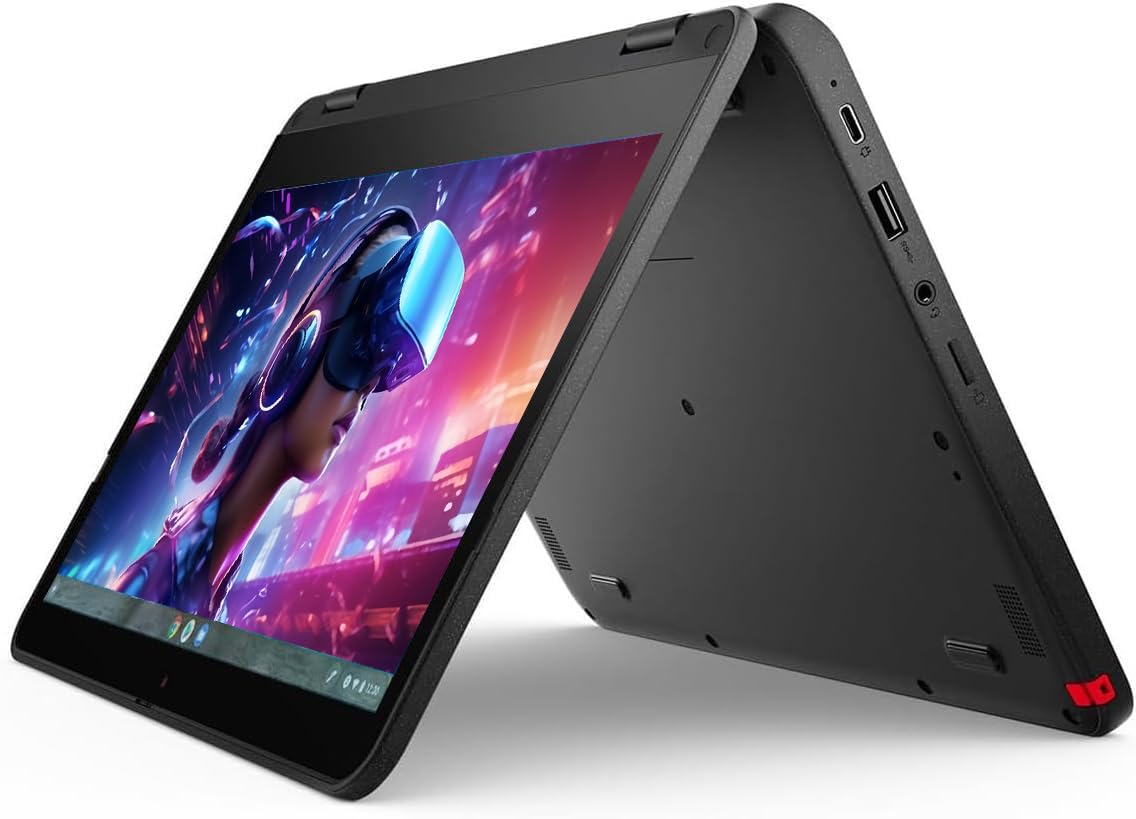 Lenovo 500e Chromebook Gen 3 2-in-1 Laptop Touchscreen, 11.6