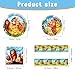 CHAMPBULL 41Packs Lion-Kings Birthday Decorations Include 20 Plates, 20 Napkins and 1 Tablecover for Birthday Party Supplies (Demon)