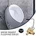 Multipurpose Automatic Urinal Flushers Valves With Designs Portable Accessory For Sustainable Water Usage