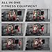 MEGASTAR Home Gym Package with Aluminum Pulley Set - 2000lbs Capacity All-in-One Commercial Smith Machine with Cable Crossover for Home Gym Garage, Includes 18 Attachments, P107 Red