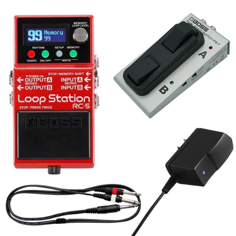 GT-1 + FS-7 + PSA100S2 + TRSケーブル set Amazon | BOSS ボス RC-5 Loop Station ルーパー + FS-7 Dual Foot