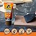 Gorilla All Purpose Wood Filler, Walnut Color, 6 Ounce Tube (Pack of 6) - Water Resistant for Indoor or Outdoor Projects and Repairs