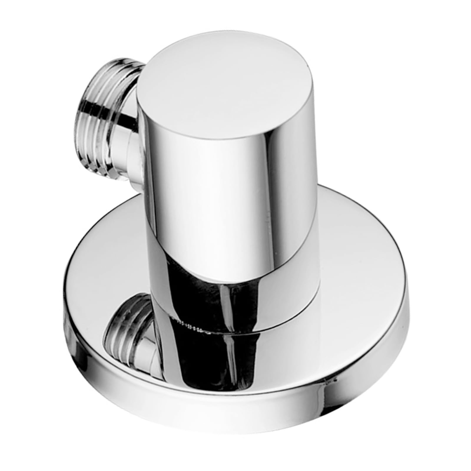 Jiingekk Electroplated Silver Concealed Wall-Mount Shower Faucet Water Inlet Elbow For Modern Bathrooms Accessory