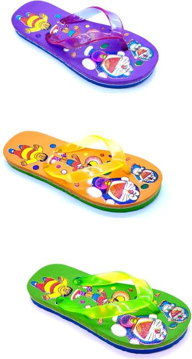 BUTAX Girls Slip On Slipper Flip Flop (Multicolor) kids combo vog 8