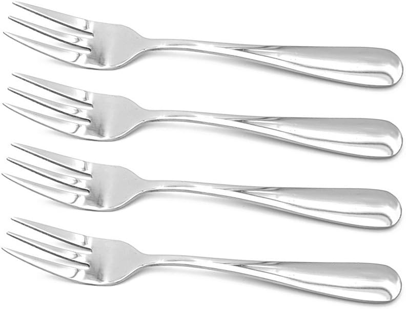 Stainless Steel Salad, Dessert & Appetizer Forks (4PCS)