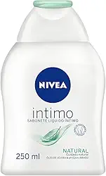 NIVEA Sabonete Líquido Íntimo Natural 250ml - Mantém o ph natural, com extrato de camomila e óleo de jojoba, limpeza suave, sem corantes, testado dermatologicamente e ginecologicamente