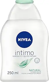 NIVEA Sabonete Líquido Íntimo Natural 250ml - Mantém o ph natural, com extrato de camomila e óleo de jojoba, limpeza suave, sem corantes, testado dermatologicamente e ginecologicamente