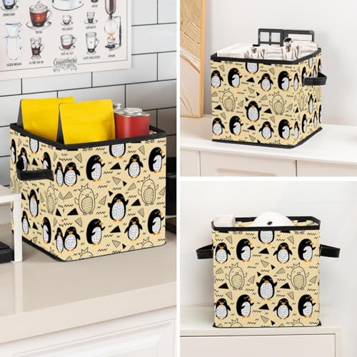Boîte de rangement pliable pingouin pour trier facilement la maison - 8