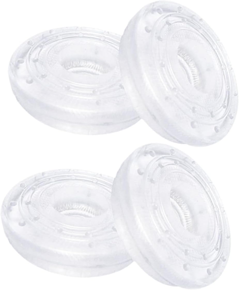 2 Pairs Pull-up Gaskets Wall Mounted Bar Pads Protective Bar Pads Chin up Bar Cushions Workout Equipment Pads Strength Training Pads Locking Bar Pads Rubber Transparent