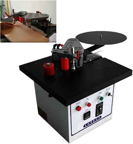 Miniatura 6 de Juego de máquina de bandas de borde, máquina de bandas de borde de escritorio 2  19.7 ftmin Máquina de bandas de borde para carpintería Máquina de