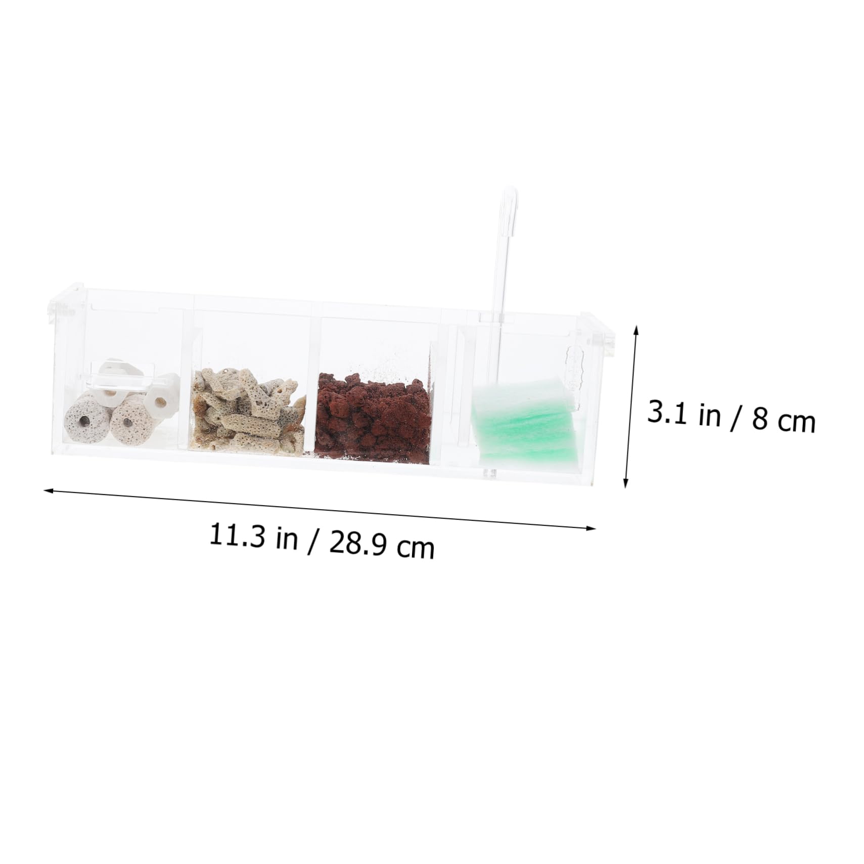 DOITOOL 1juego Filtro De Acuario Colgante Silencioso Caja De Filtración Externa para Peceras Purificador De Agua De Acuario Sistema De Eficaz para Mantener Peces Saludables y Limpios