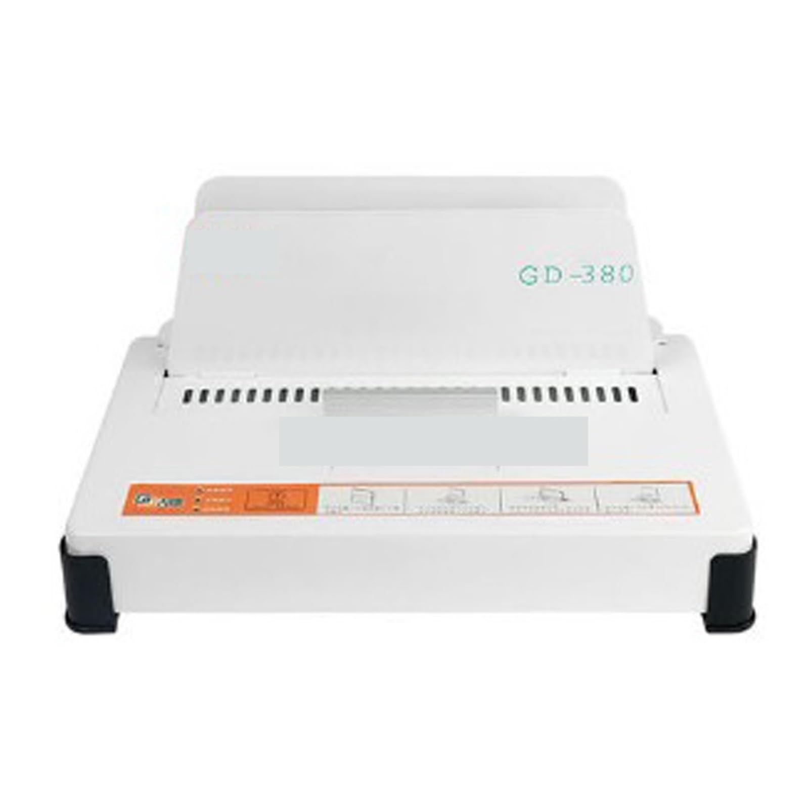 Encuadernadora, Máquina encuadernadora de pegamento termofusible GD380 for documentos contractuales, sobres de libros A4, máquina encuadernadora automática de pegamento de 100 W