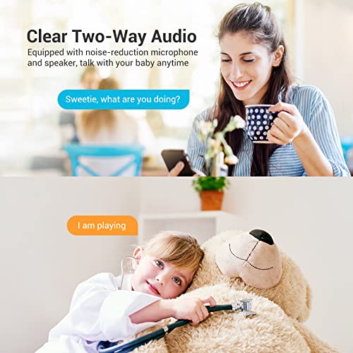 blurams Indoor Security Camera 2K, Baby Monitor Pet Camera, WiFi Cameras for Home Security with Facial Recognition, 2… - Image 4