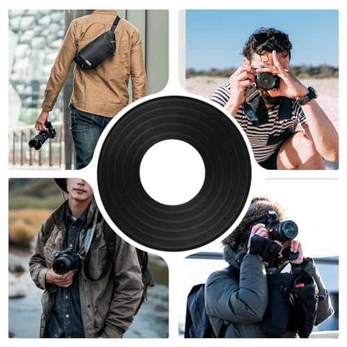 Parasol de silicona flexible compatible con objetivos de cámaras fotográficas 6