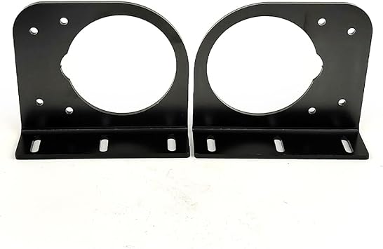 L-faster Customized Steel Mounting Plate Bracket for 75 RPM 120RPM Wheelchair Cart Geared Brushed Motor Engine