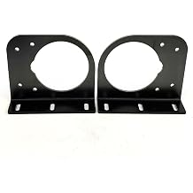 L-faster Customized Steel Mounting Plate Bracket for 75 RPM 120RPM Wheelchair Cart Geared Brushed Motor Engine