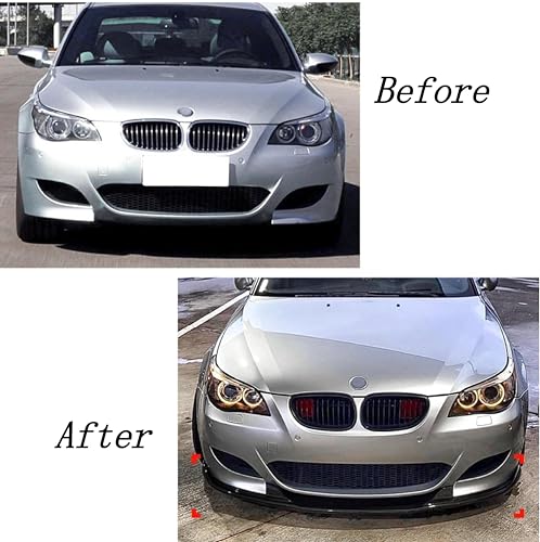 Lèvre de pare-chocs avant pour BMW E60 E61 M5 protège contre les rayures - 5