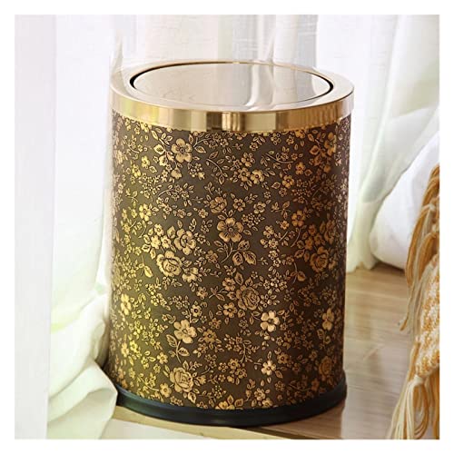 Cubo de basura para mesa y baño pequeño contenedor gris de escritorio
