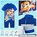 Paw Patrol Boys Swimsuit All in One Short Sleeve UV50 Protection (3-4 Years) Navy