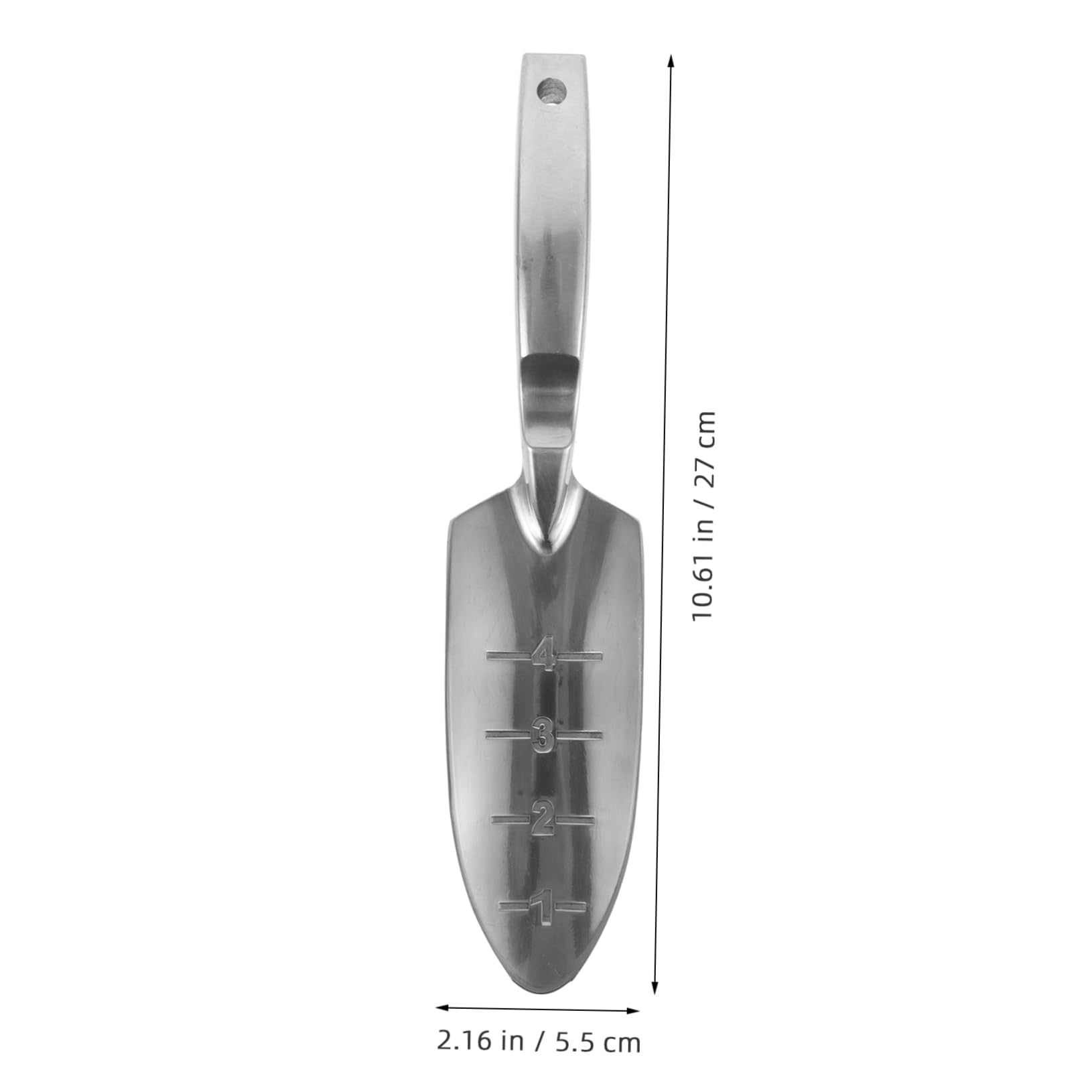Sosoport 5piezas Pala De Jardinería Multifuncional para Plantar Excavar y Trasplantar y Huertos