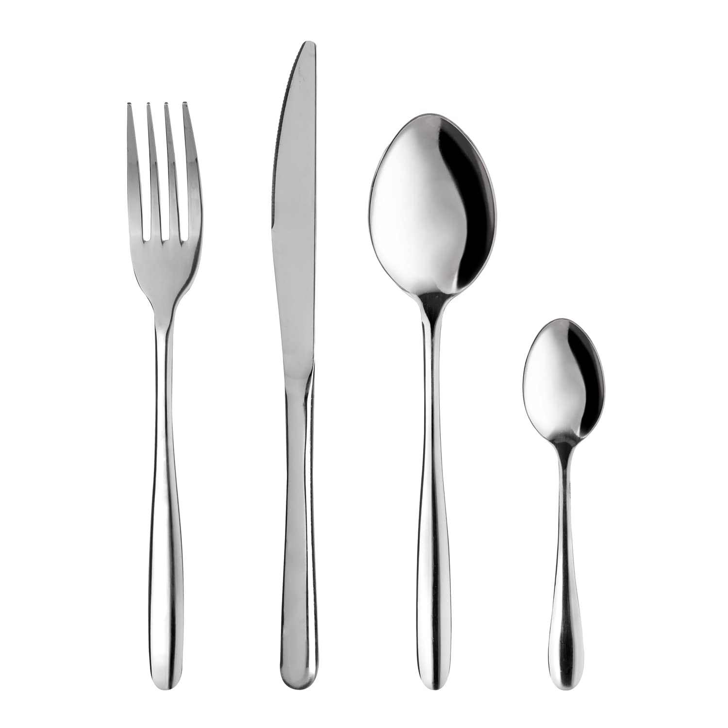 KASANOVA Servizio tavola 24 posate in acciaio inox linea Alfa Tavola
