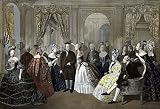 John Parrot/Stocktrek Images – American History print of Benjamin Franklin's reception by the French court. Photo Print (43,18 x 29,46 cm)