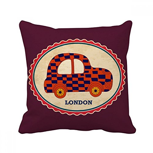 Coussin London Stamp rafraîchir canapé terne housse 40x40cm - 2