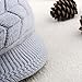 HINDAWI Women Winter Warm Knit Hat Wool Snow Caps with Visor, Gray