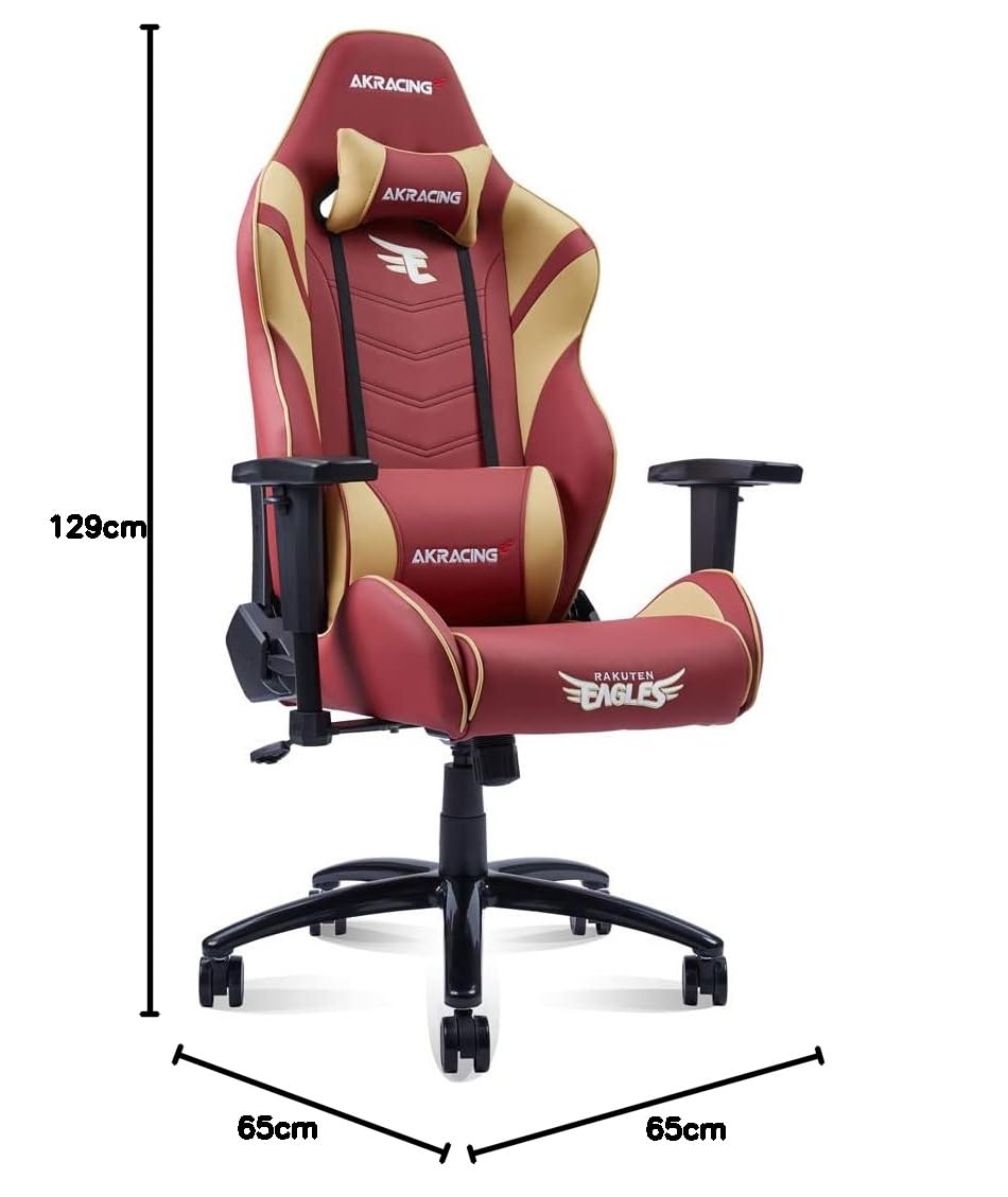 Amazon.co.jp: AKRacing ゲーミングチェア デスクチェア クリムゾン