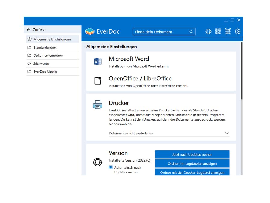 EverDoc 2025, Dokumentenverwaltung inkl. OCR Erkennung, Aktivierungscode per Email