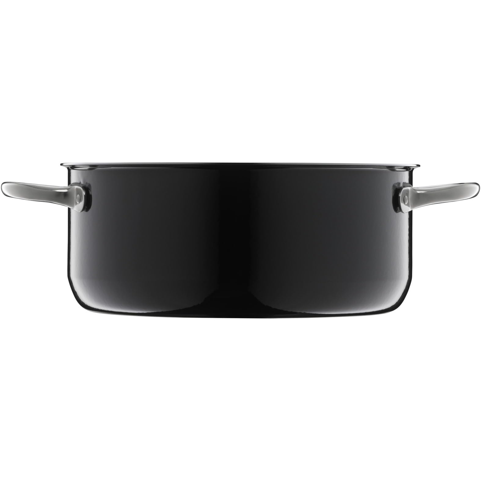 WMF Fusiontec Inspire faitout grande, 24 cm, couvercle en verre, rôtissoire à induction, 4,4 l, céramique high-tech, résistante aux rayures, non revêtu, noir, fabriqué en Allemagne