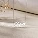 Custom Name Necklace Personalized Sterling Silver Necklaces for Women Customized Name Necklaces Pendant Jewelry Gifts for Women